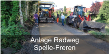 Anlage Radweg Spelle-Freren